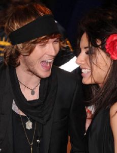 Dougie Poynter and Lara Carew Jones