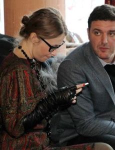 Kseniya Sobchak and Maksim Vitorgan