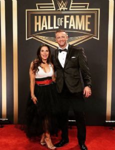 Mickie James and Nick Aldis
