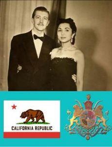 Fatimeh Pahlavi and Vincent Lee Hillyer