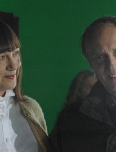Daria Nicolodi and Dario Argento