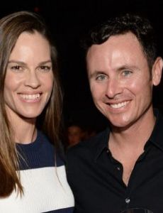 Hilary Swank and Ruben Torres