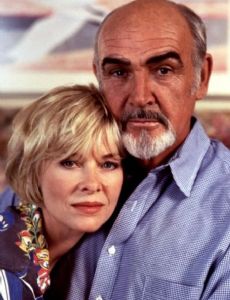 Kate Capshaw and Sean Connery