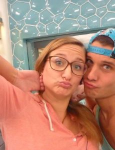 Cody Calafiore and Christine Brecht