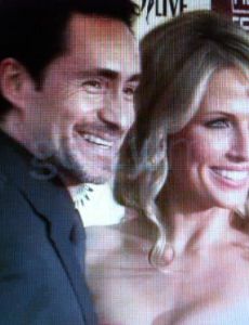 Demián Bichir and Stefanie Sherk