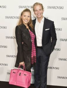Werner Mürz and Victoria Swarovski
