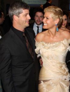 Victor Chaves and Xuxa Meneghel