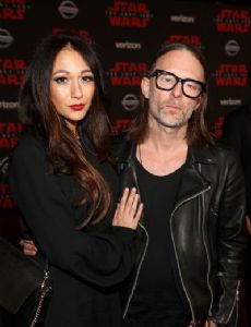 Thom Yorke and Dajana Roncione