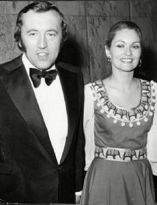 David Frost and Alexandra Bastedo