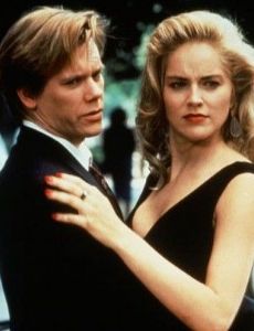 Kevin Bacon and Sharon Stone