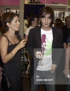 Daniel Goffey and Sadie Frost