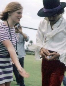 Linda McCartney and Jimi Hendrix