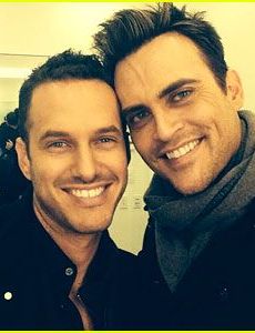 Cheyenne Jackson and Jason Landau
