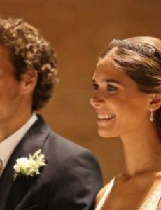Diego Forlan and Paz Cardoso