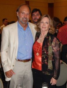 Lara Parker and Jimmy Hawkins
