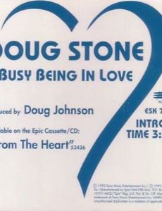 Too Busy Being in Love