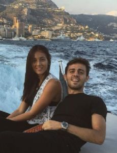 Bernardo Silva and Alicia Verrando