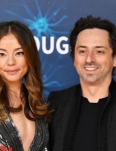 Nicole Shanahan and Sergey Brin