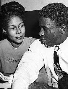 Jackie Robinson and Rachel Robinson