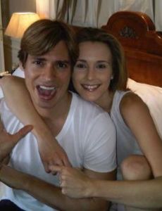 Carlos Baute and Astrid Klisans