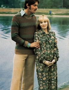 Simon Williams (actor) and Belinda Carroll