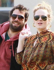 Adele and Simon Konecki