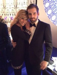 Michelle Hunziker and Tomaso Trussardi