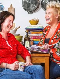 Koren Grieveson and Anne Burrell