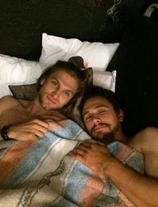 Keegan Allen and James Franco
