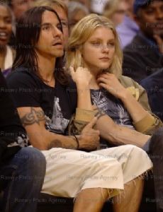Anthony Kiedis and Jessica Stam