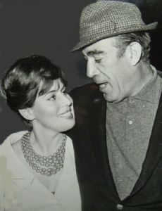 Anthony Quinn and Iolanda Addolori