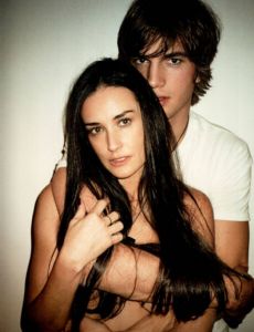 Ashton Kutcher and Demi Moore