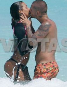 Maluma (singer) and Yeinly Castro