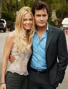 Charlie Sheen and Denise Richards