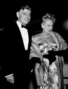 Clark Gable and Kay Spreckles