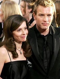 Eve Mavrakis and Ewan McGregor