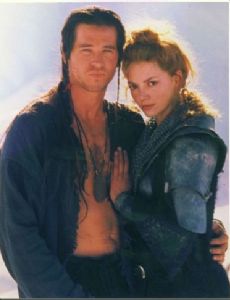 Joanne Whalley and Val Kilmer