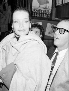 Jack Nicholson and Veruschka von Lehndorff