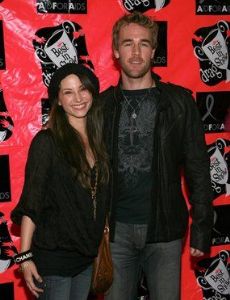 Heather McComb and James Van Der Beek