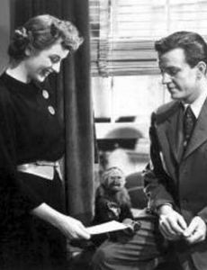Hugh Beaumont and Kathryn Adams
