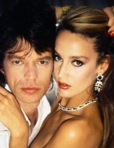 Jerry Hall and Mick Jagger