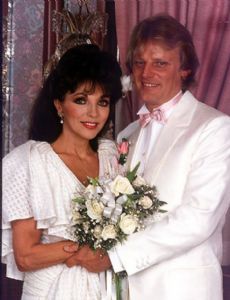 Joan Collins and Peter Holm