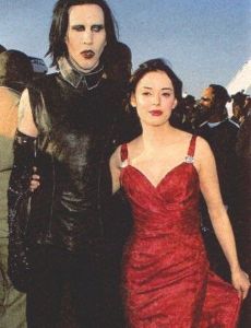 Marilyn Manson and Rose McGowan
