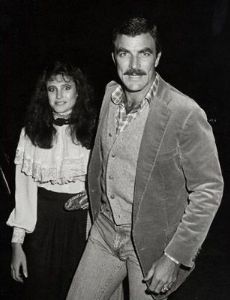 Mimi Rogers and Tom Selleck