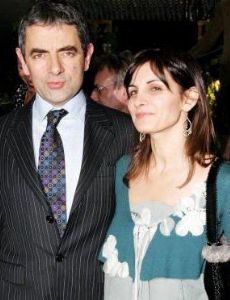 Rowan Atkinson and Sunetra Sastry
