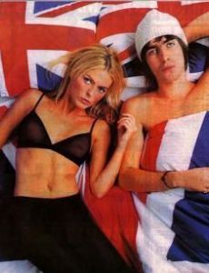 Patsy Kensit and Liam Gallagher