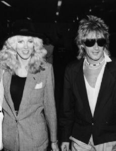 Rod Stewart and Alana Stewart
