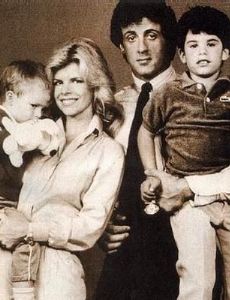 Sasha Czack and Sylvester Stallone