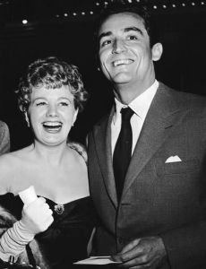 Shelley Winters and Vittorio Gassman