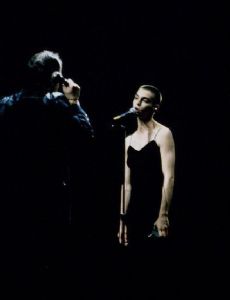 Sinead O'Connor and Peter Gabriel